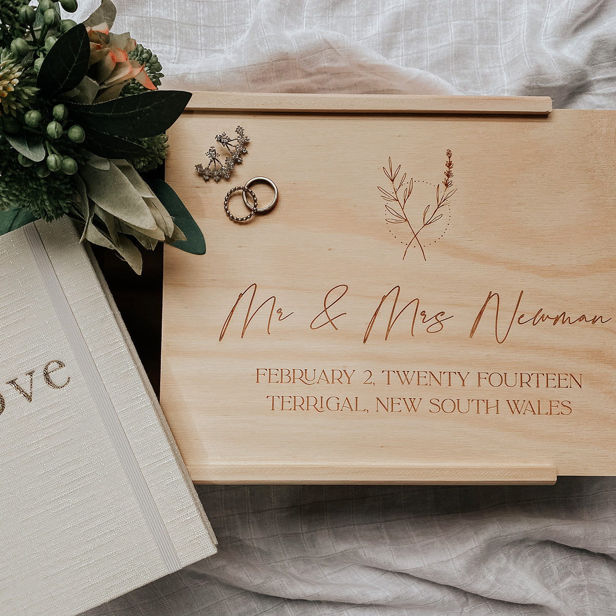 Wedding Keepsake Box