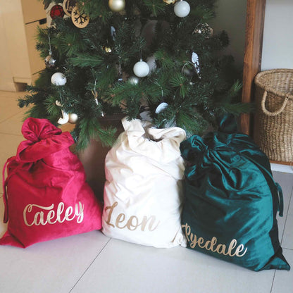 Personalised Santa Sack - Velvet