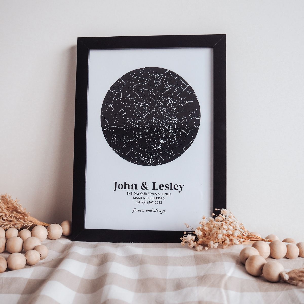 Personalised Constellation Star Map