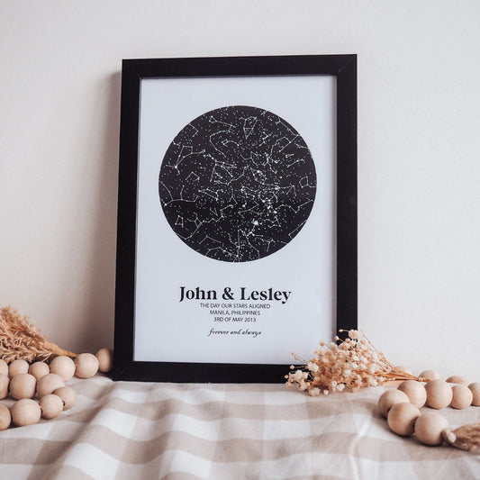 Personalised Constellation Star Map