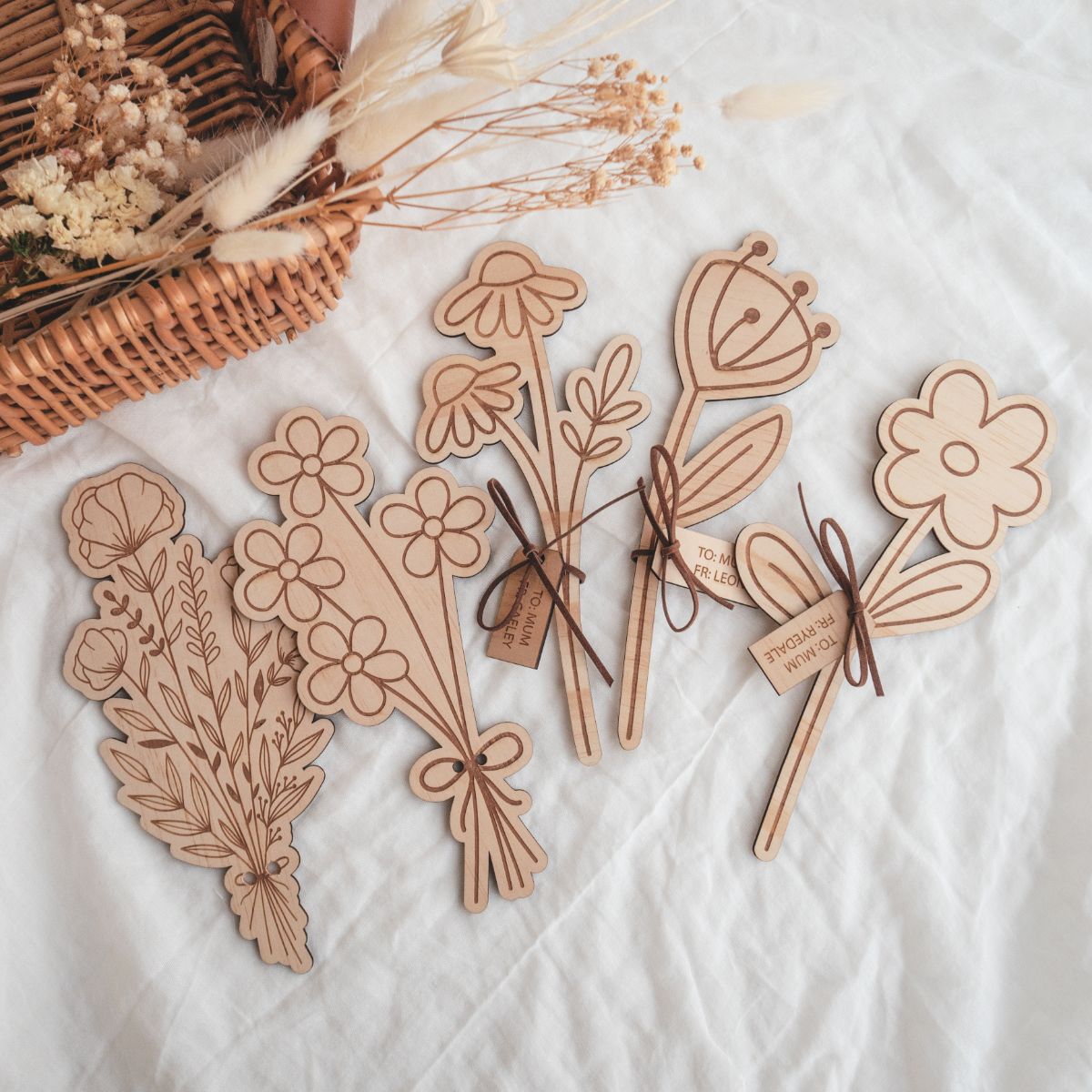 Popular wood flower art