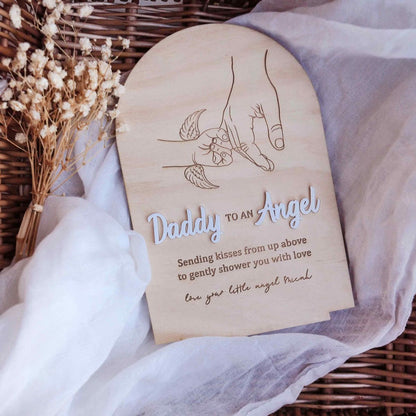 Daddy to an Angel Baby Memorial Plaque