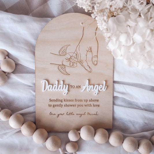 Daddy to an Angel Baby Memorial Plaque