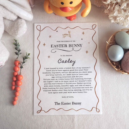 Easter Letter, Certificate, And Badge Set