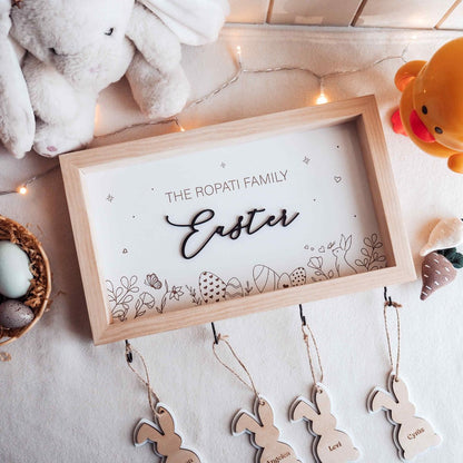 Easter Wall Hanging Frame - Family Name