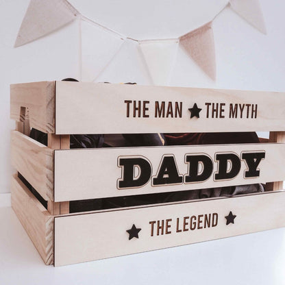 Large Wooden Father's Day Crate