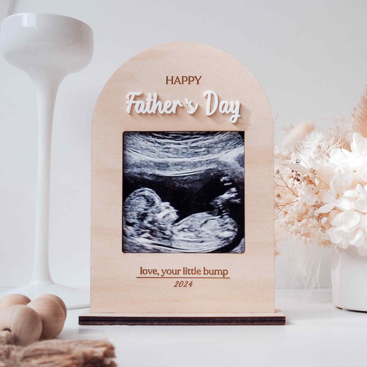 Dad to be arch plaque - Ultrasound Photo