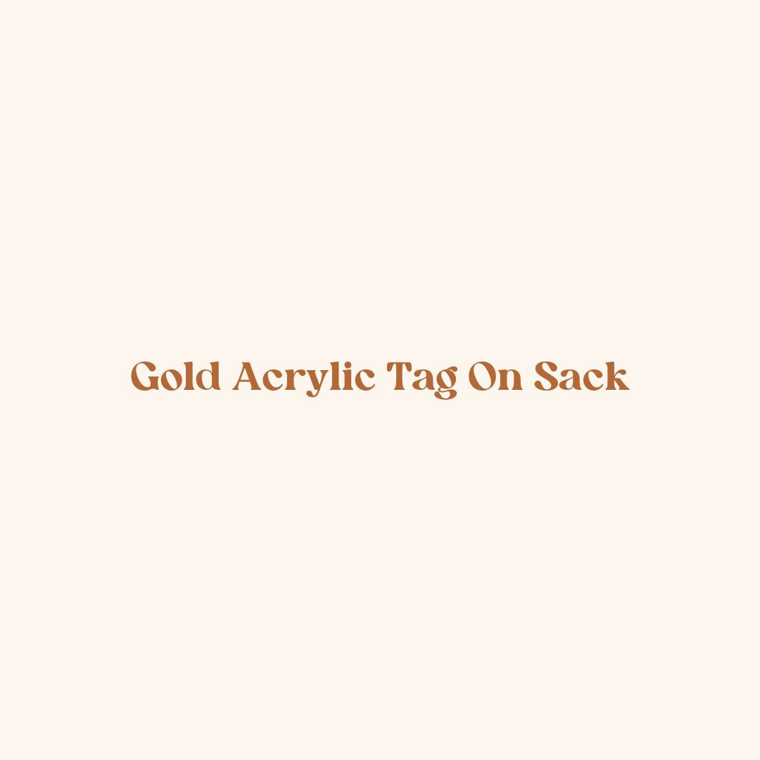 Gold Acrylic Tag