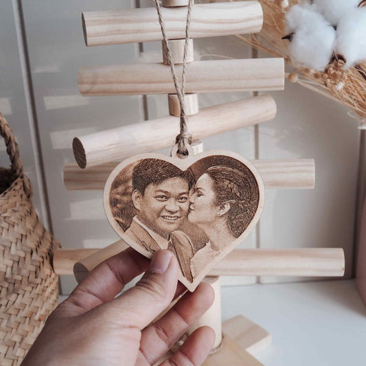 Personalised Couple Photo Ornament