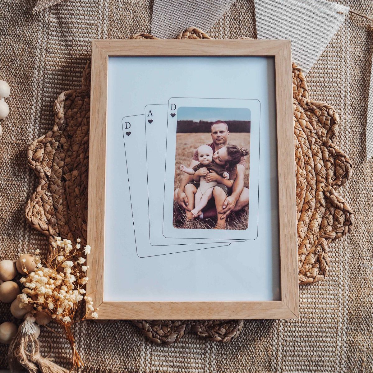 King of Dads Poker Card Frame