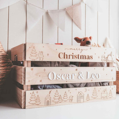 Personalised Christmas Crate - Large