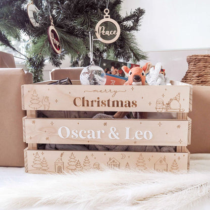 Personalised Christmas Crate - Large