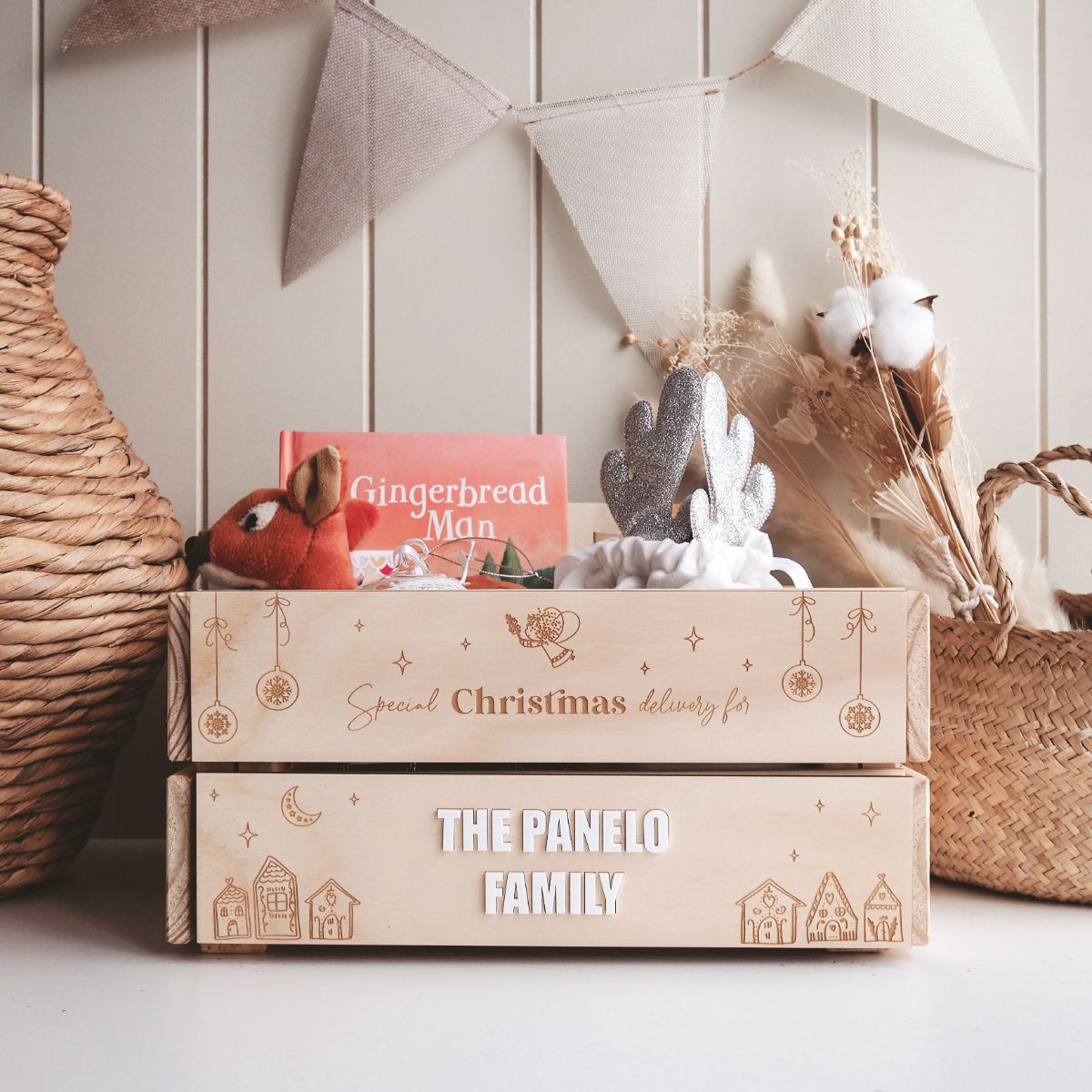 Personalised Christmas Crate - Small