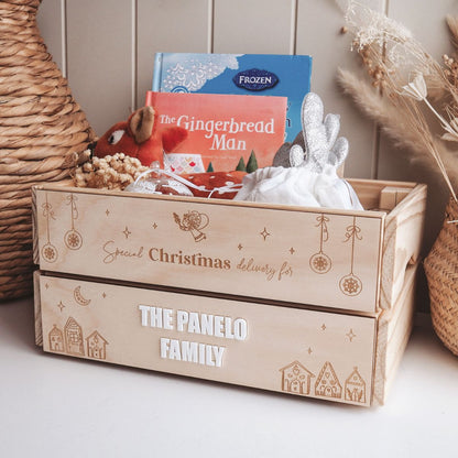 Personalised Christmas Crate - Small