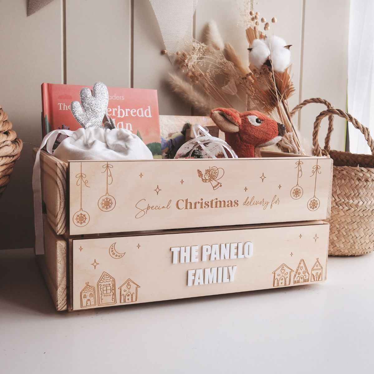 Personalised Christmas Crate - Small