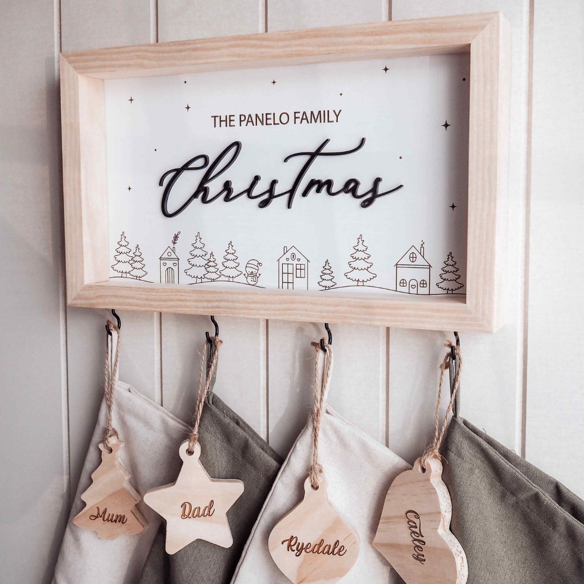 Christmas Stocking Hanger - Frame Style