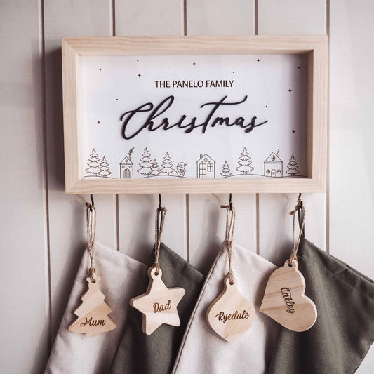 Christmas Stocking Hanger - Frame Style