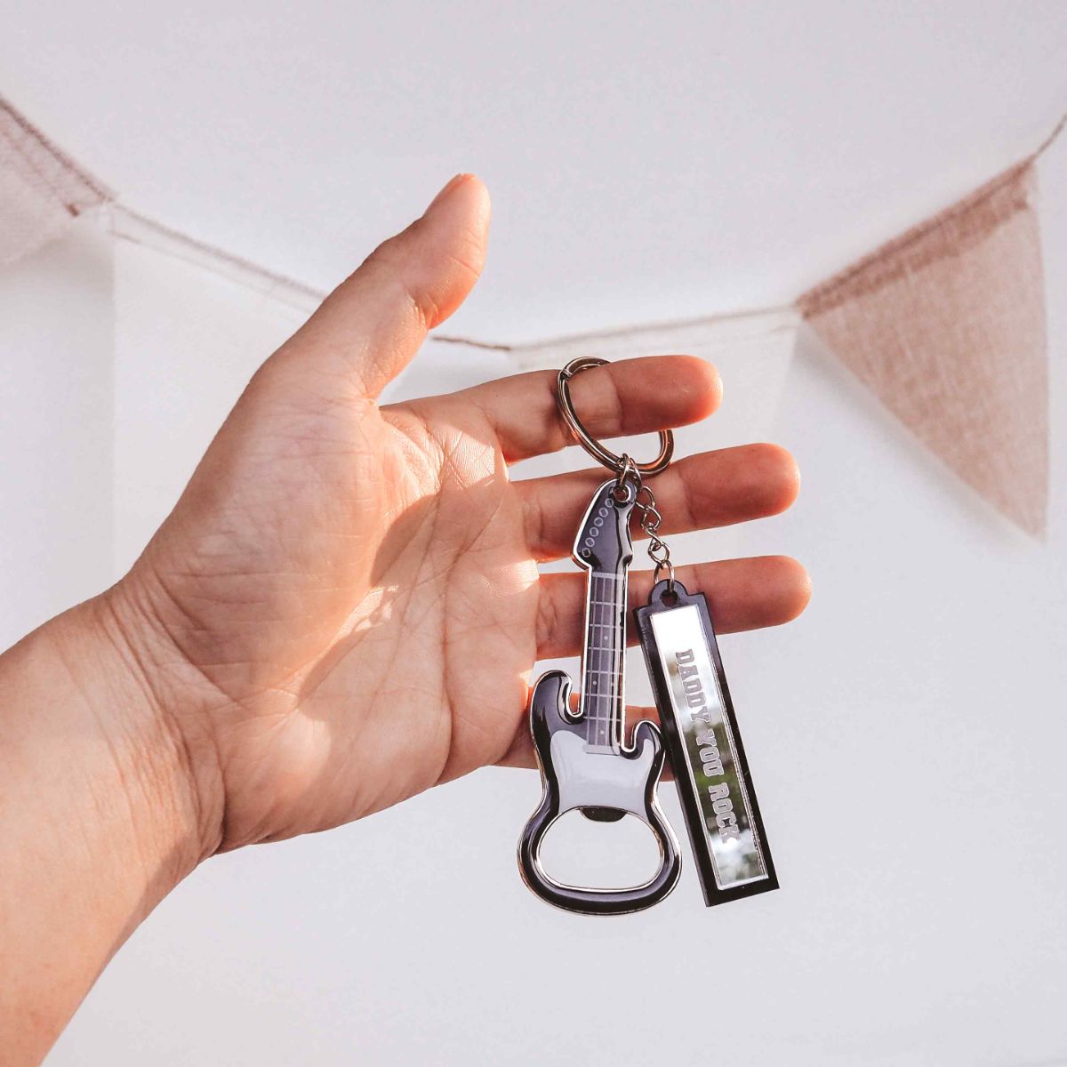 Guitar Bottle Opener Keyring