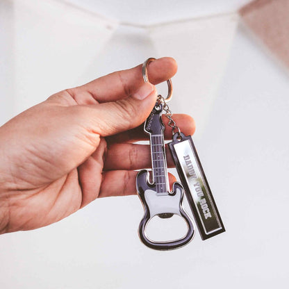 Guitar Bottle Opener Keyring