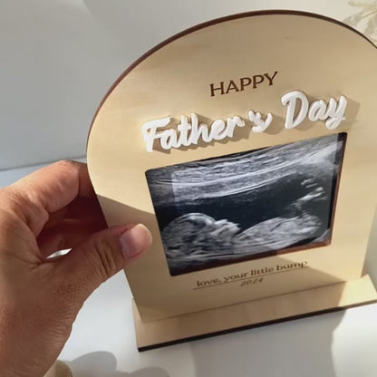 Dad to be arch plaque - Ultrasound Photo