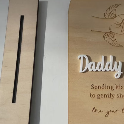 Daddy to an Angel Baby Memorial Plaque