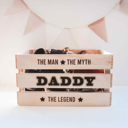 Large Wooden Father's Day Crate