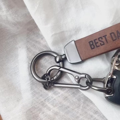 Personalised Premium Retro Keychain