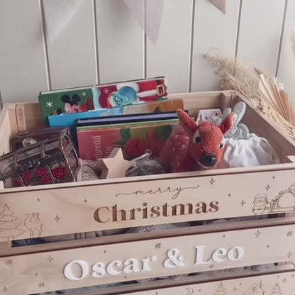 Personalised Christmas Crate - Large