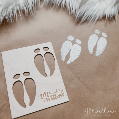 Reindeer Footprint Template