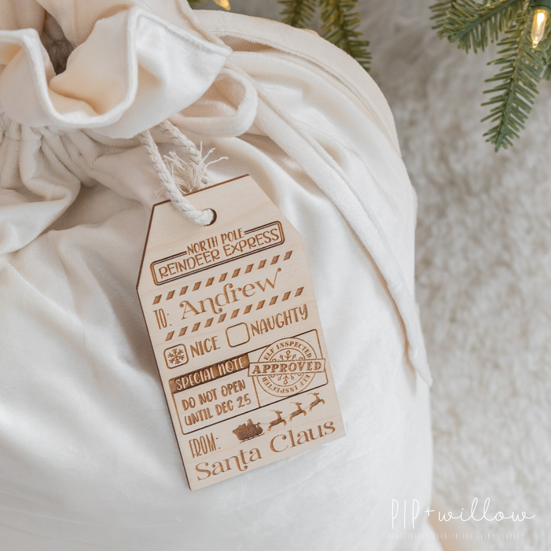 Personalised Santa Sack - Velvet