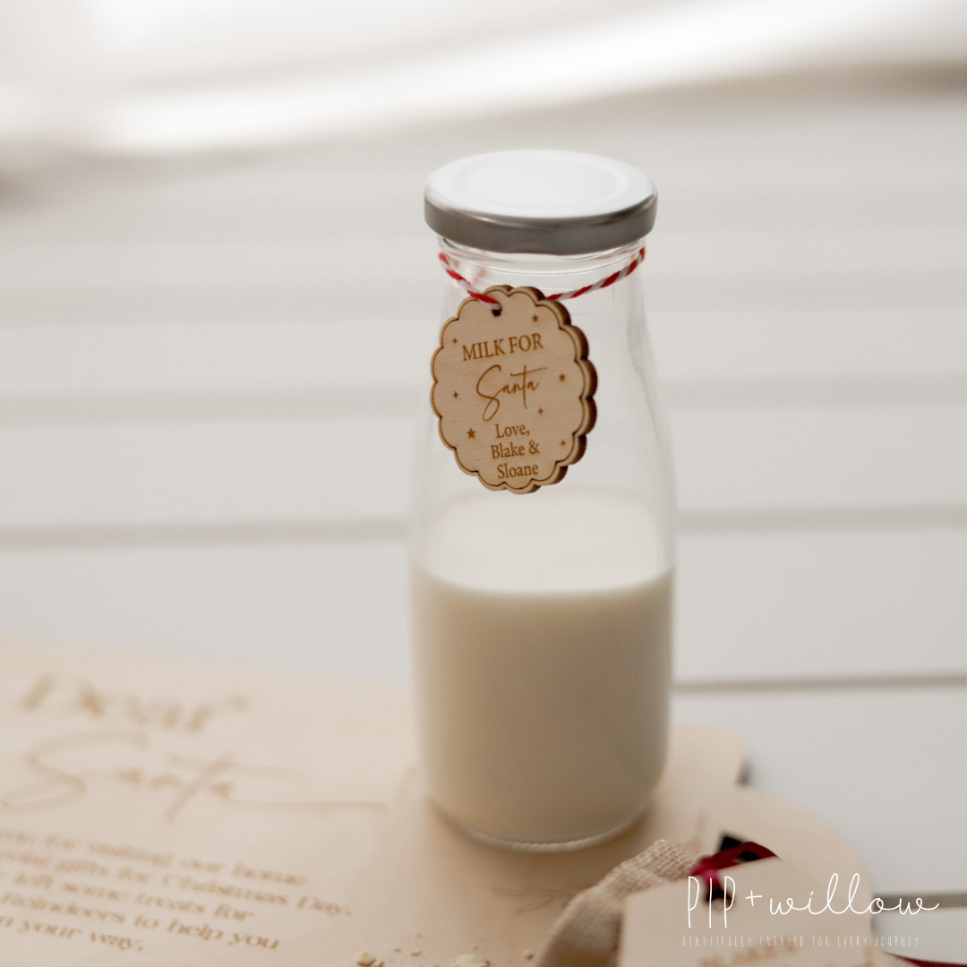 Personalised Santa's Milk Jar