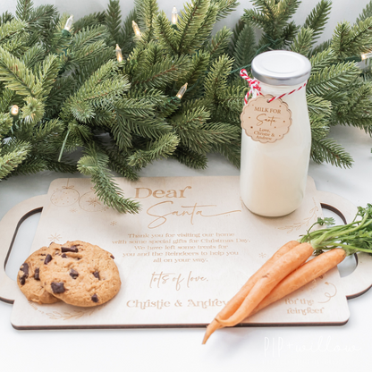 Personalised Santa's Milk Jar