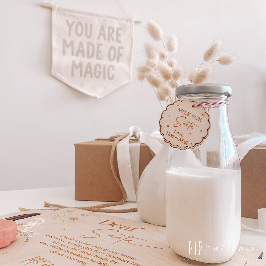 Personalised Santa's Milk Jar