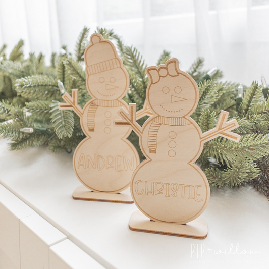 Personalised Snowman Craft Kit