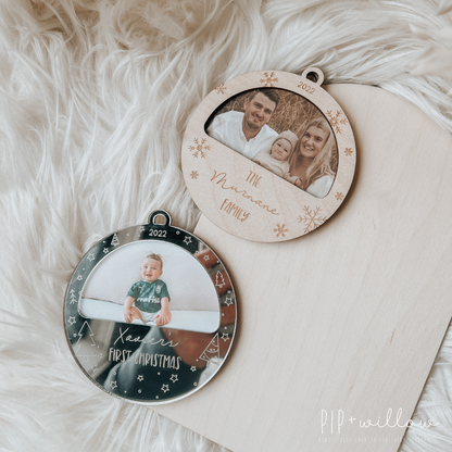 Personalised Christmas Photo Ornament